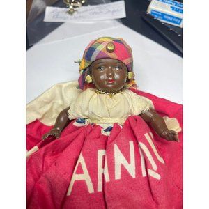 Vintage Martinique Doll With Turban Tourist Advertising Item